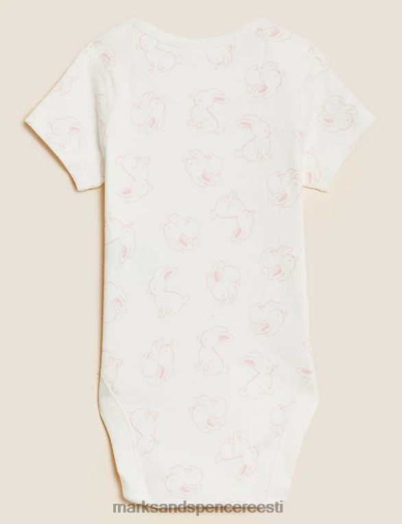 Riietus ee Marks & Spencer beebi 7pk puhtast puuvillast bodyd roosa segu NZTRN7638
