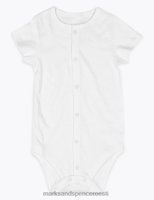 Riietus ee Marks & Spencer beebi adaptiivne puhtast puuvillast body valge NZTRN7599