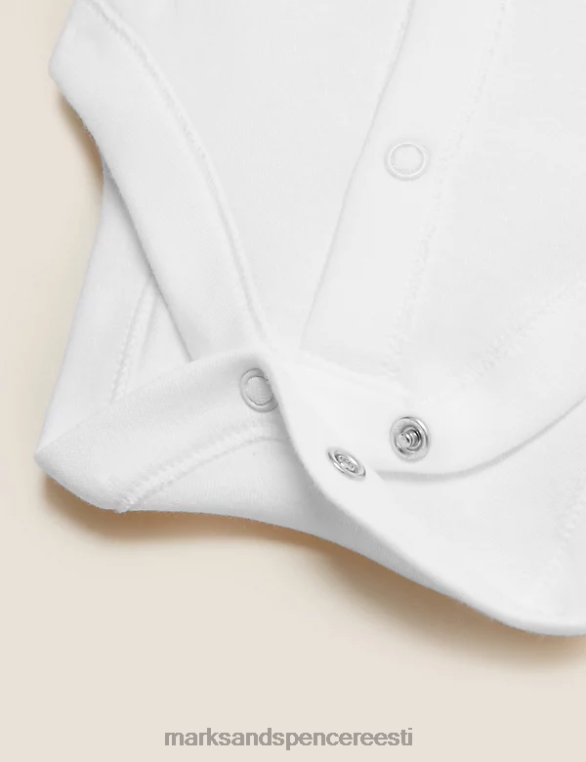 Riietus ee Marks & Spencer beebi adaptiivne puuvillane body valge NZTRN7380