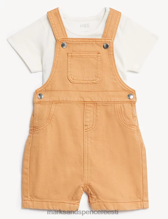 Riietus ee Marks & Spencer beebi 2 tk puuvillarikas riietus rooste segu NZTRN7577