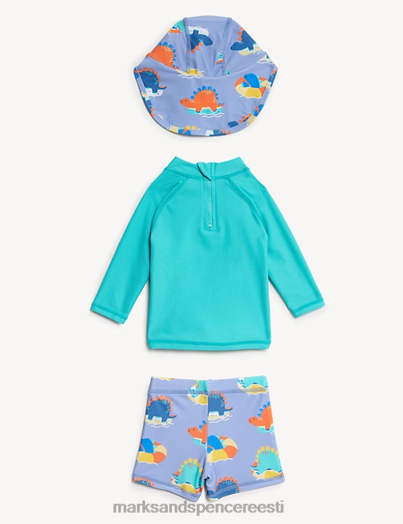 Riietus ee Marks & Spencer beebi 3tk dinosauruste ujumisriietus vee segu NZTRN7583