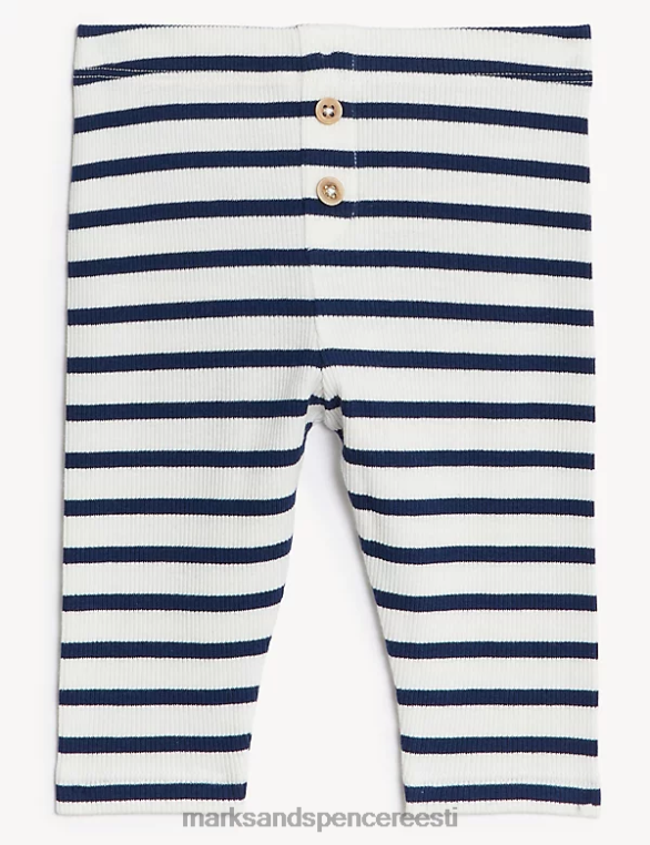 Riietus ee Marks & Spencer beebi puuvillane tumesinine t-särk mereväe segu NZTRN7299