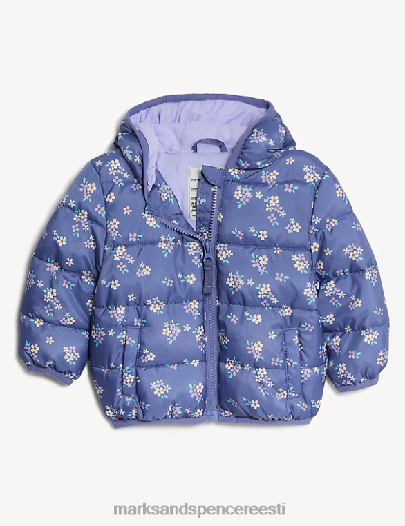Riietus ee Marks & Spencer beebi lilleline mantel - mereväe segu NZTRN7652