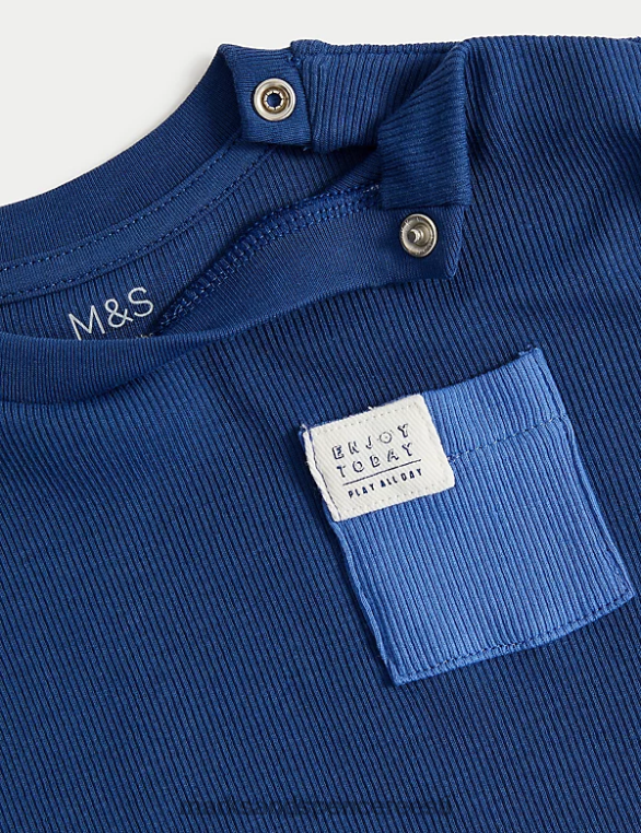 Riietus ee Marks & Spencer beebi 3pk puuvillased rikkalikud T-särgid mitu NZTRN7271
