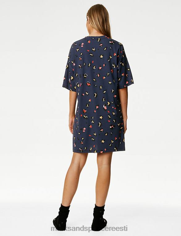 pesu ee Marks & Spencer unisex loomamustriga öösärk mereväe segu NZTRN3355
