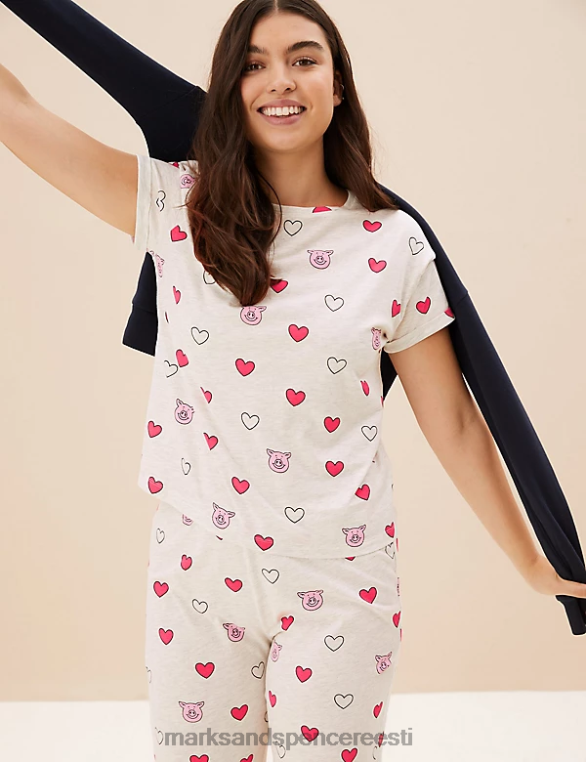 pesu ee Marks & Spencer unisex puuvillarikas Percy sea pidžaamakomplekt kaerahelbe segu NZTRN3454