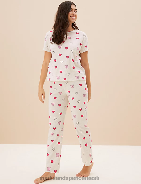 pesu ee Marks & Spencer unisex puuvillarikas Percy sea pidžaamakomplekt kaerahelbe segu NZTRN3454