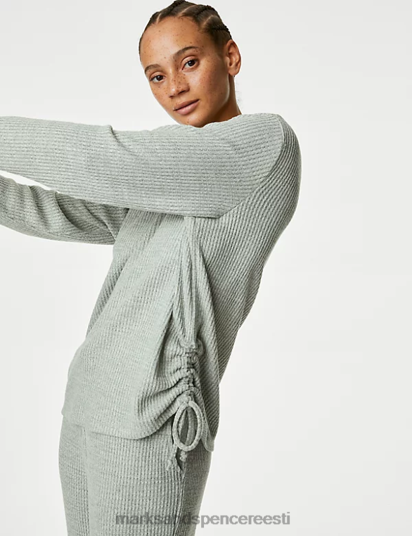 pesu ee Marks & Spencer unisex vahvliga pidžaama topp tolmune roheline NZTRN3510