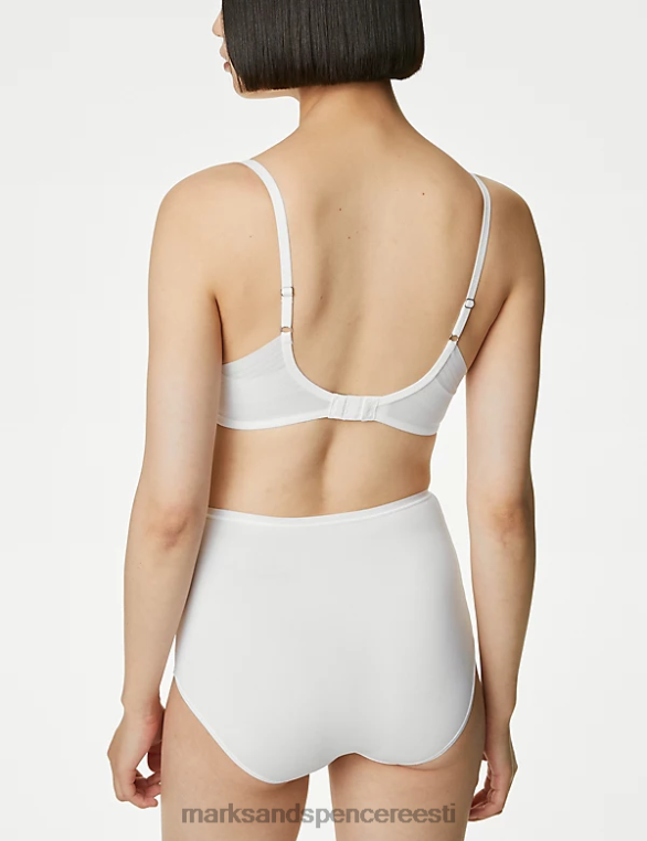 pesu ee Marks & Spencer unisex 4 pk mikrokiust täispüksid valge NZTRN3963