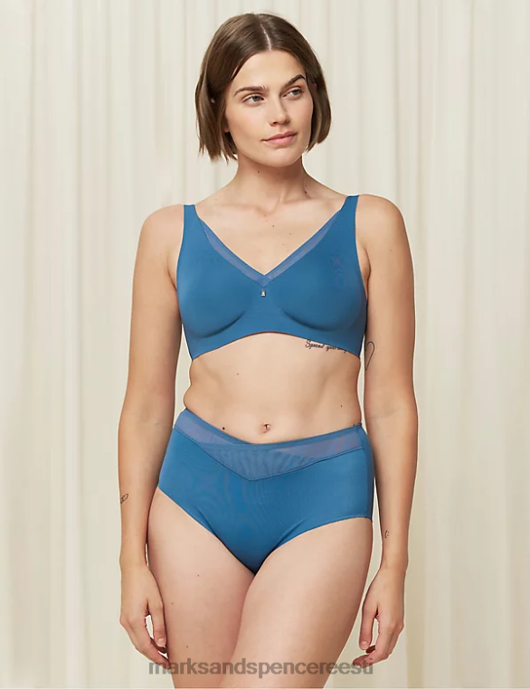 pesu ee Marks & Spencer unisex tõelise kuju tunde maxi täispüksid keskmine sinine NZTRN4735
