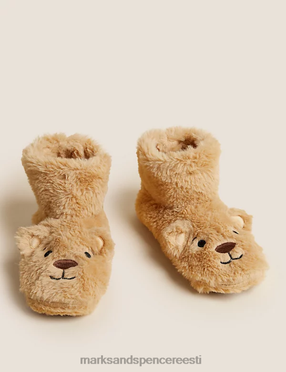 pesu ee Marks & Spencer unisex kunstkarusnahast spencer karu sussusokid pruun NZTRN3306