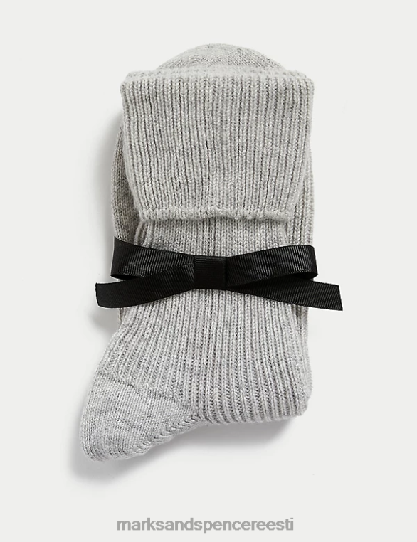 pesu ee Marks & Spencer unisex puhtad kašmiirist sokid hall NZTRN4523