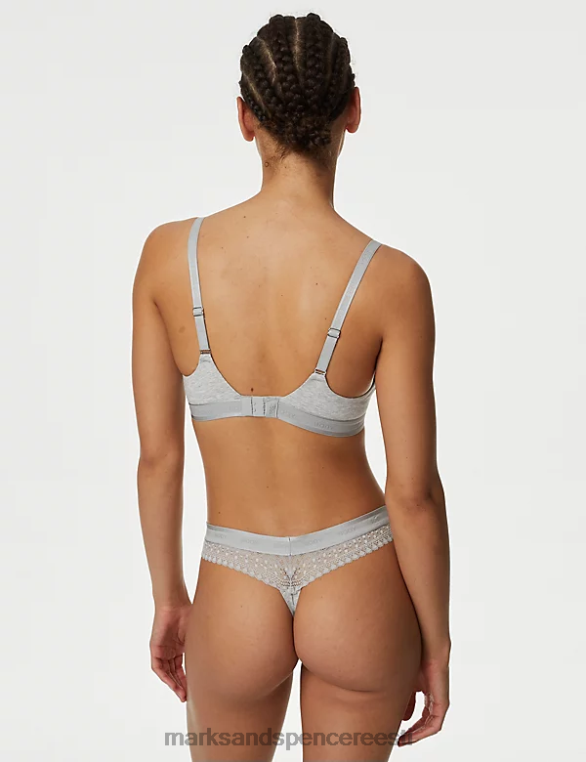 pesu ee Marks & Spencer unisex 3pk puuvillane lahedate mugavate stringidega valge segu NZTRN4381