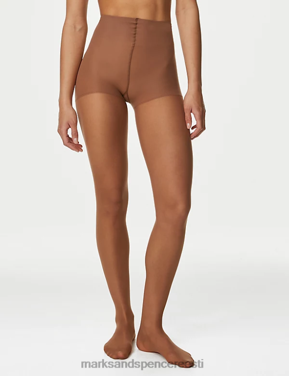 pesu ee Marks & Spencer unisex 2pk flexifit 10 denjee valgust kontrollivad läbipaistvad sukkpüksid rikkalik merevaik NZTRN4453