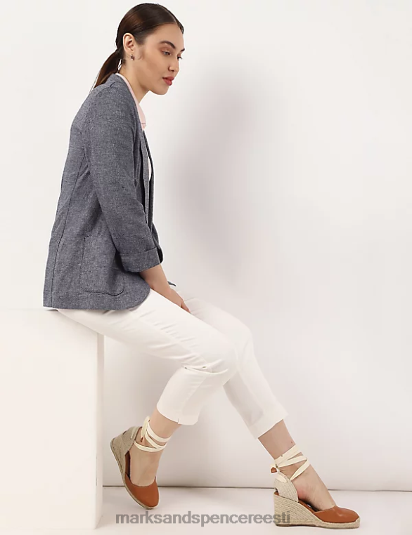 Riietus ee Marks & Spencer unisex linane tasku ees bleiser merevägi NZTRN2438