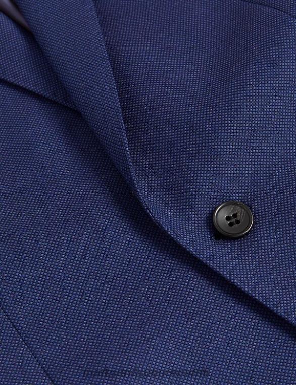 Riietus ee Marks & Spencer unisex tavalise sobivusega puhtast villast ülikonna jope sinine NZTRN5750