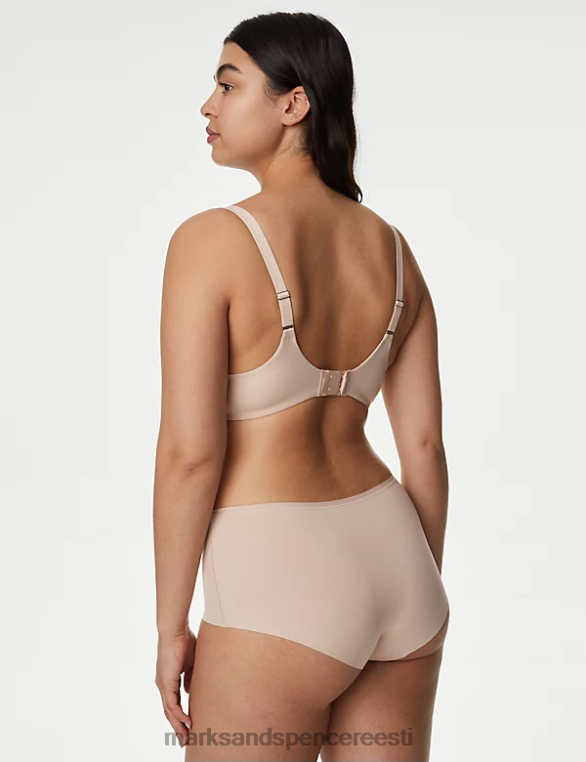 Riietus ee Marks & Spencer unisex 3pk flexifit no vpl kõrged lühikesed püksid opaal NZTRN3684