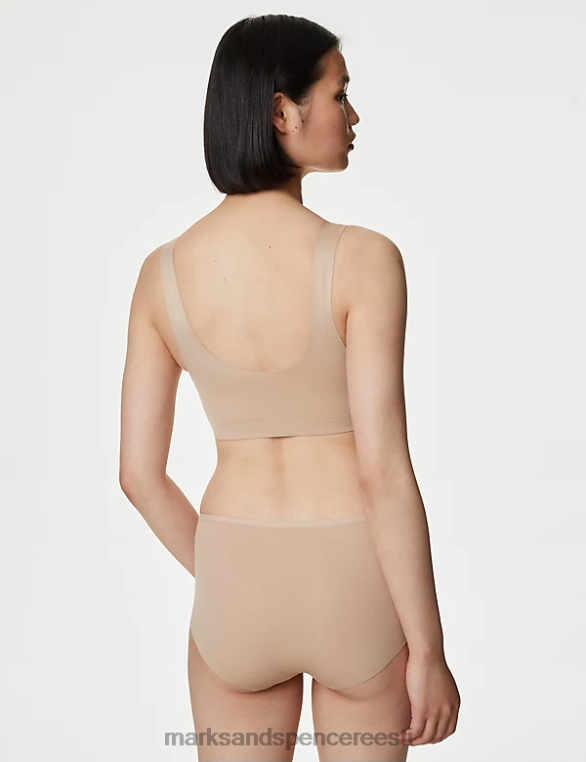Riietus ee Marks & Spencer unisex 3pk flexifit no vpl kõrged lühikesed püksid roosa kvarts NZTRN3928