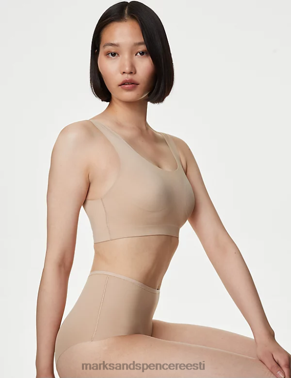 Riietus ee Marks & Spencer unisex 3pk flexifit no vpl kõrged lühikesed püksid roosa kvarts NZTRN3928