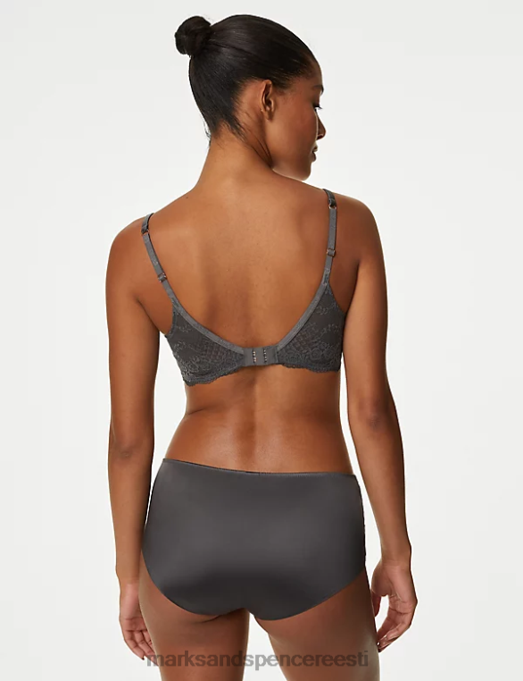 Riietus ee Marks & Spencer unisex ilma vpl pitsiga kõrged lühikesed püksid hall NZTRN4960