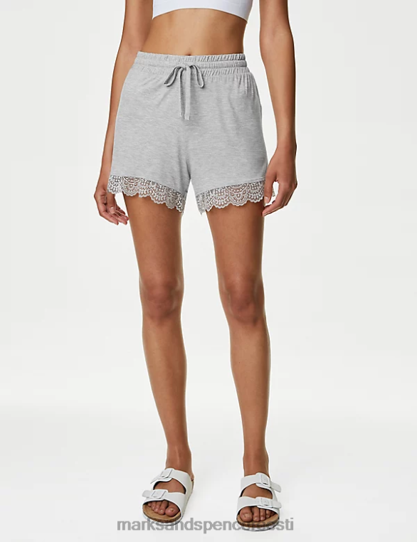 Riietus ee Marks & Spencer unisex kehaga pehme pitsiga pidžaamapüksid hall NZTRN3345