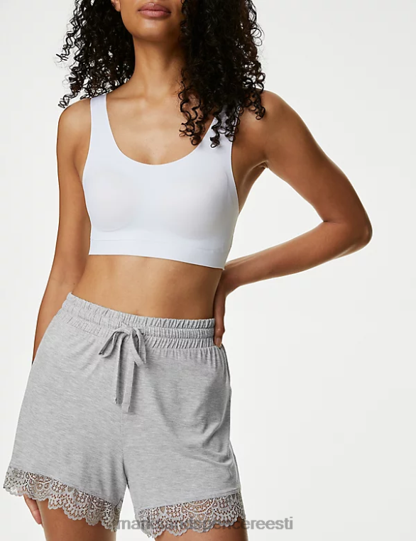 Riietus ee Marks & Spencer unisex kehaga pehme pitsiga pidžaamapüksid hall NZTRN3345