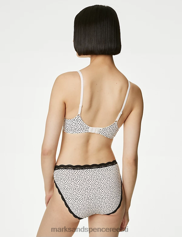 Riietus ee Marks & Spencer unisex 3 tk puuvillased kõrged püksid must segu NZTRN4243