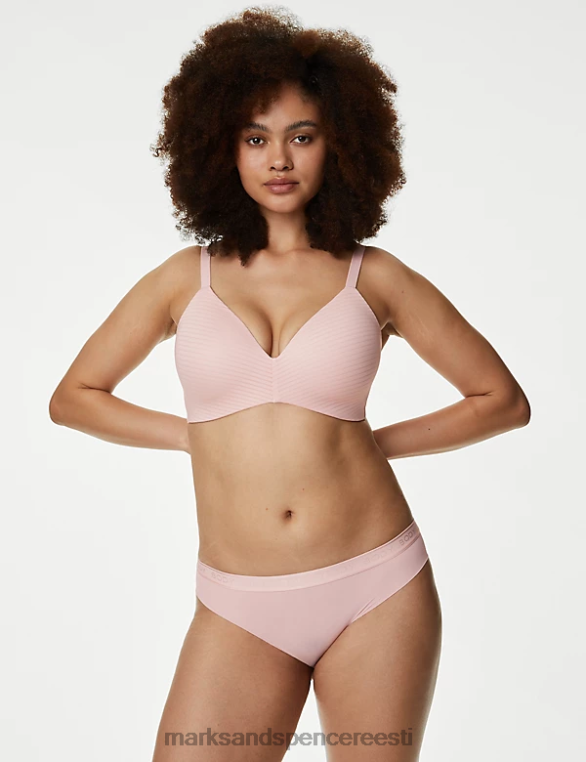 Riietus ee Marks & Spencer unisex 3pk body määratlevad Brasiilia püksid pehme roosa NZTRN4247