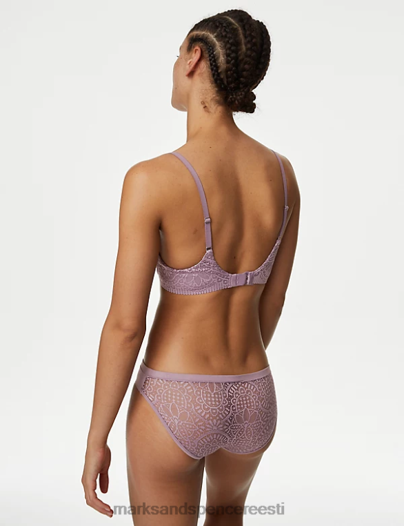 Riietus ee Marks & Spencer unisex 3pk body pehmest pitsist bikiinpüksid tolmune sirel NZTRN4160