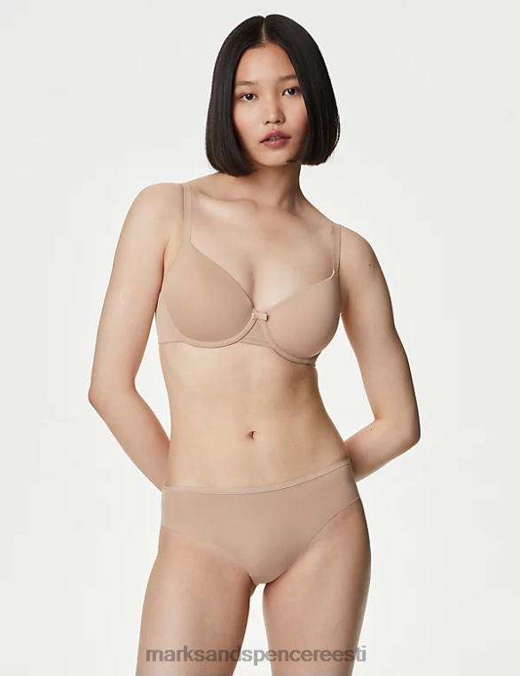 Riietus ee Marks & Spencer unisex 3pk no vpl flexifit brasiilia püksid roosa kvarts NZTRN3953