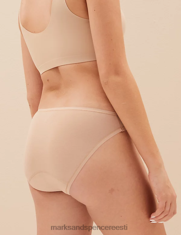 Riietus ee Marks & Spencer unisex 3pk suure imavusega perioodi kõrged püksid roosa kvarts NZTRN4460