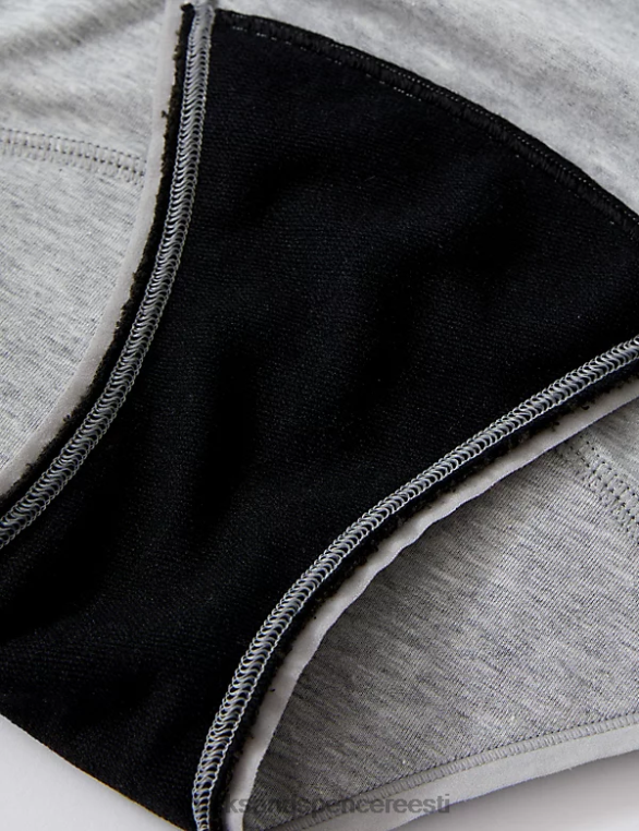 Riietus ee Marks & Spencer unisex 3pk suure imavusega perioodi kõrged püksid roosa segu NZTRN4039