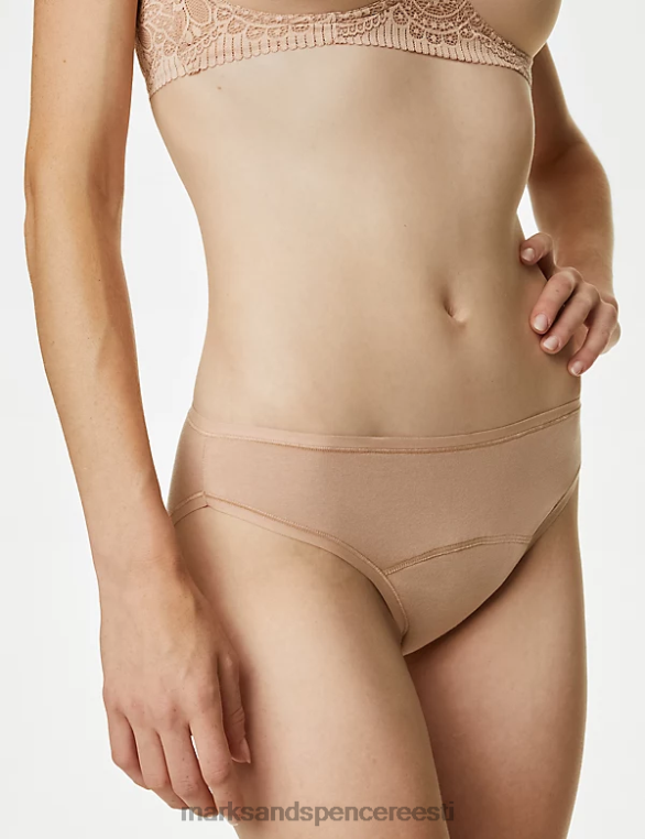 Riietus ee Marks & Spencer unisex 3pk tugeva imavusega perioodi bikiinipüksid roosa kvarts NZTRN4432