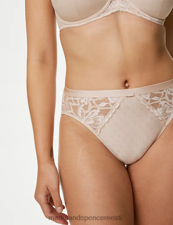 Riietus ee Marks & Spencer unisex 3pk wildblooms kõrge säärega püksid opaal NZTRN4013