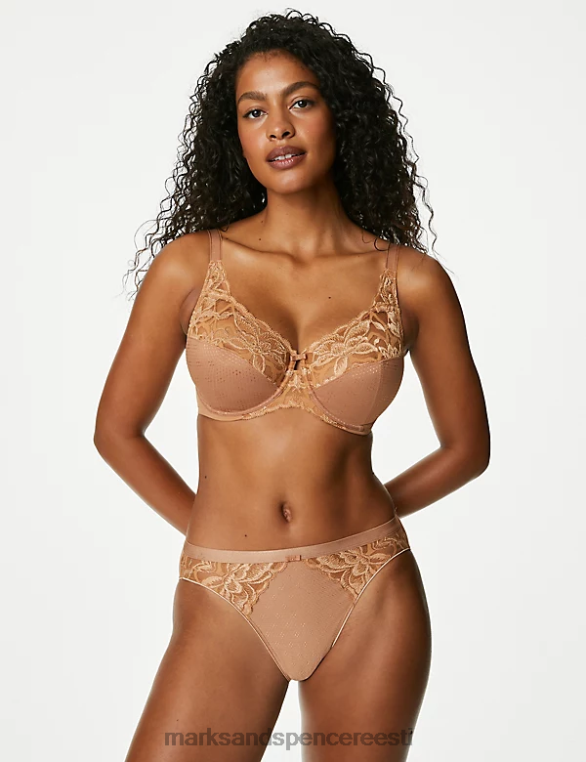 Riietus ee Marks & Spencer unisex 3pk wildblooms kõrge säärega püksid rikkalik merevaik NZTRN4015
