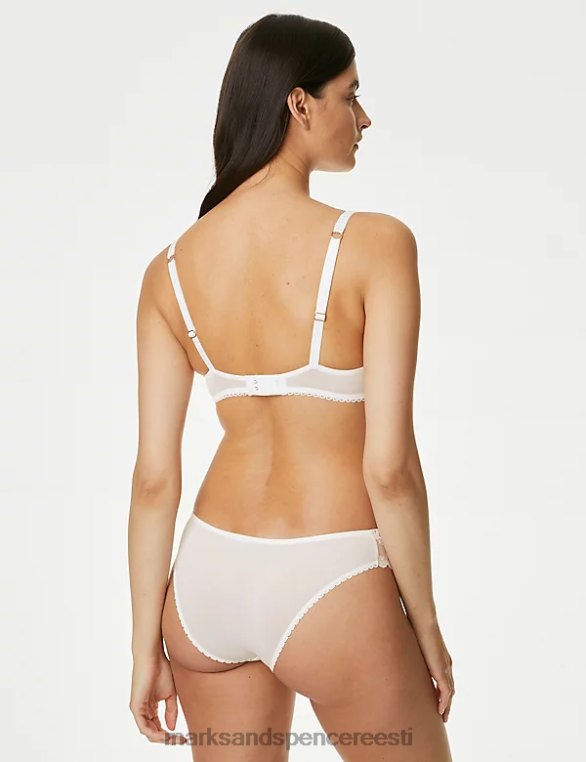 Riietus ee Marks & Spencer unisex ammi brasiilia püksid puuvillaga elevandiluu segu NZTRN3882