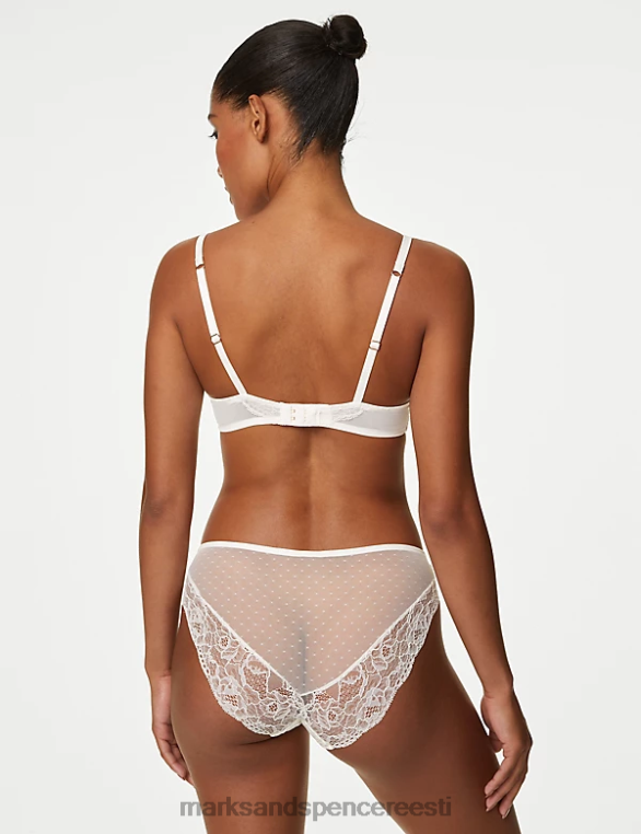 Riietus ee Marks & Spencer unisex aster sparkle pits kõrge säärega püksid elevandiluust NZTRN3972