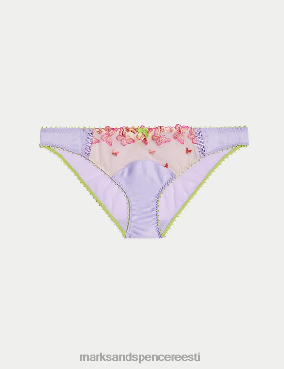 Riietus ee Marks & Spencer unisex aurelia tikandiga bikiinipüksid roosa segu NZTRN3887