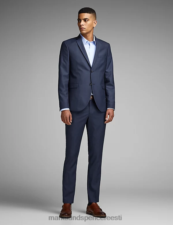 Riietus ee Marks & Spencer unisex kohandatud istuvusega püksid merevägi NZTRN6215