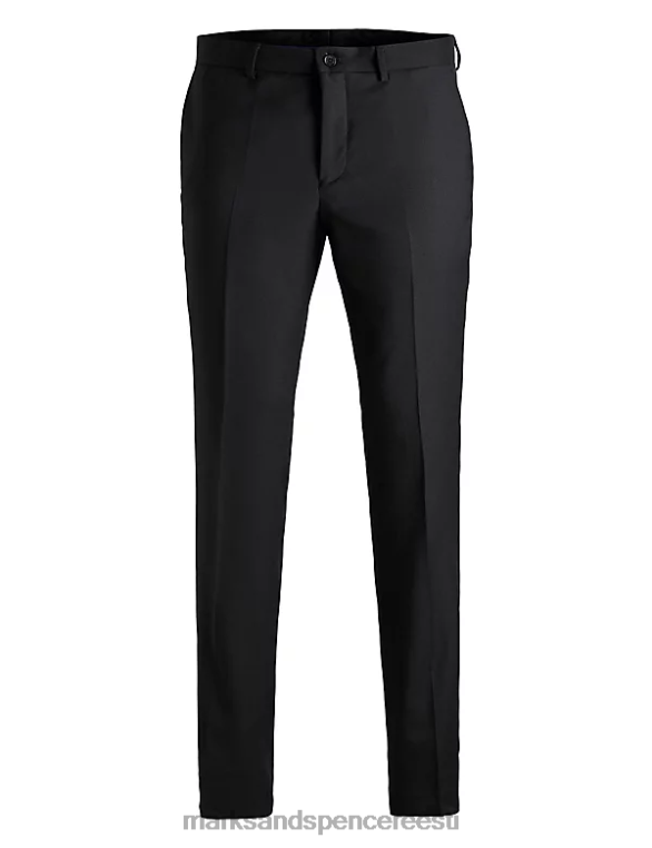 Riietus ee Marks & Spencer unisex kohandatud istuvusega püksid must NZTRN6199