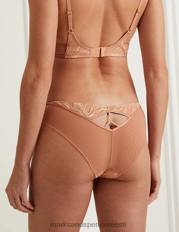 Riietus ee Marks & Spencer unisex lexingtoni brasiilia püksid pehme virsik NZTRN4699