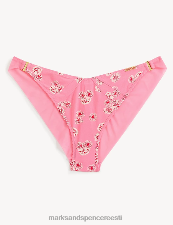Riietus ee Marks & Spencer unisex lillemustriga miami brasiilia püksid roosa segu NZTRN4098