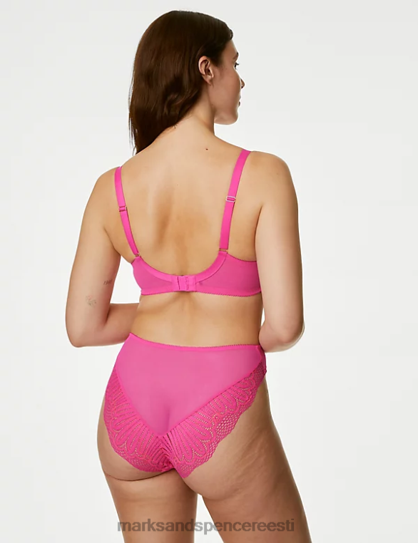 Riietus ee Marks & Spencer unisex nova pitsist kõrge vöökohaga kõrge säärega püksid roosa roosa NZTRN4645