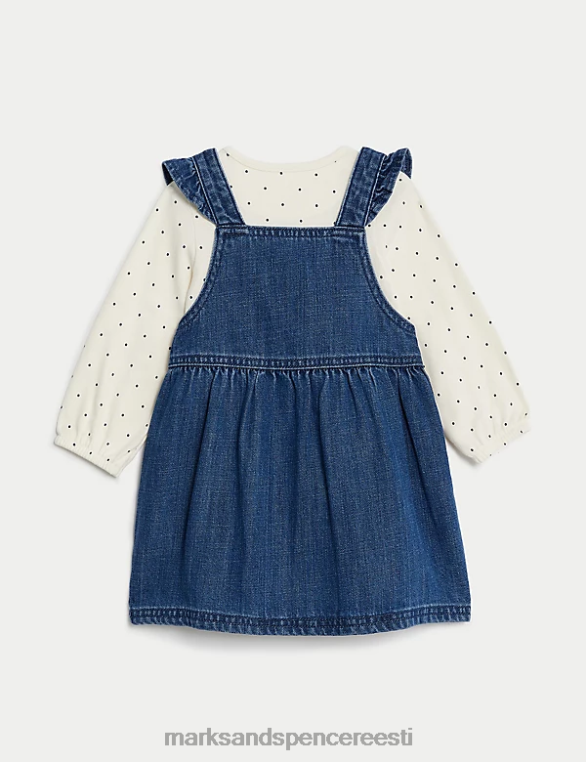 Riietus ee Marks & Spencer unisex 3 tk puuvillane rikas spot outfit denim NZTRN7708