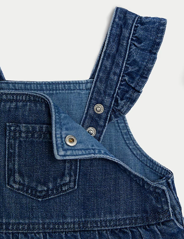 Riietus ee Marks & Spencer unisex 3 tk puuvillane rikas spot outfit denim NZTRN7708