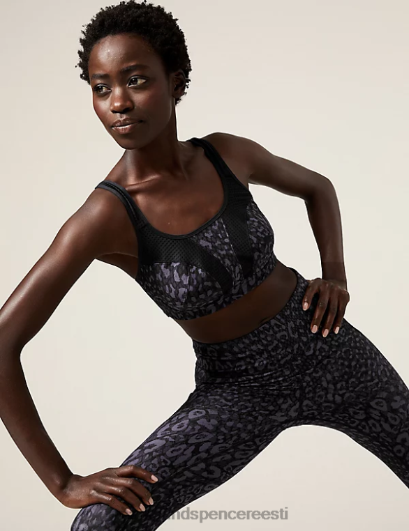 Riietus ee Marks & Spencer unisex 2pk ülima toega juhtmeta spordirinnahoidjad tolmune roosa NZTRN4158