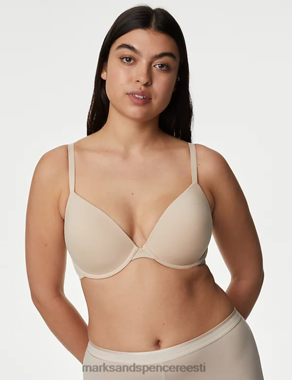 Riietus ee Marks & Spencer unisex 3-osalised juhtmega sukelduvad T-särgi rinnahoidjad opaliini segu NZTRN3784