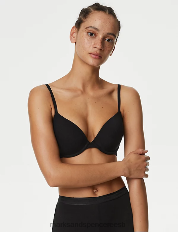 Riietus ee Marks & Spencer unisex 3-osalised juhtmega sukelduvad T-särgi rinnahoidjad pehme roosa NZTRN4116