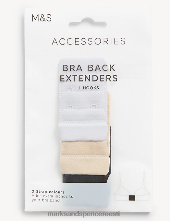 Riietus ee Marks & Spencer unisex 3pk 2 konksuga rinnahoidjapikendused mitu NZTRN3894