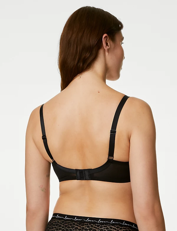 Riietus ee Marks & Spencer unisex 3pk juhtmega sukeldusrinnahoidjad must segu NZTRN4383